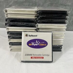 Syquest 230MB cartridge Mac formatted